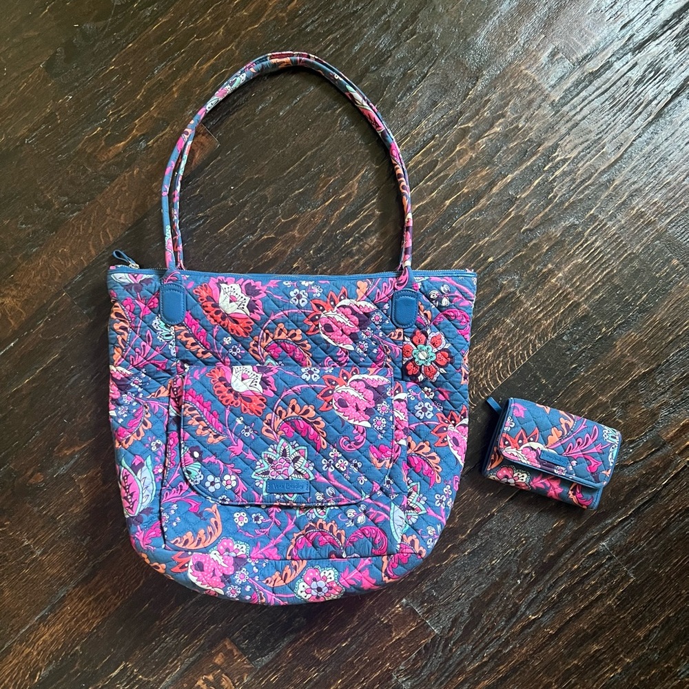 Vera Bradley Tote and Wallet